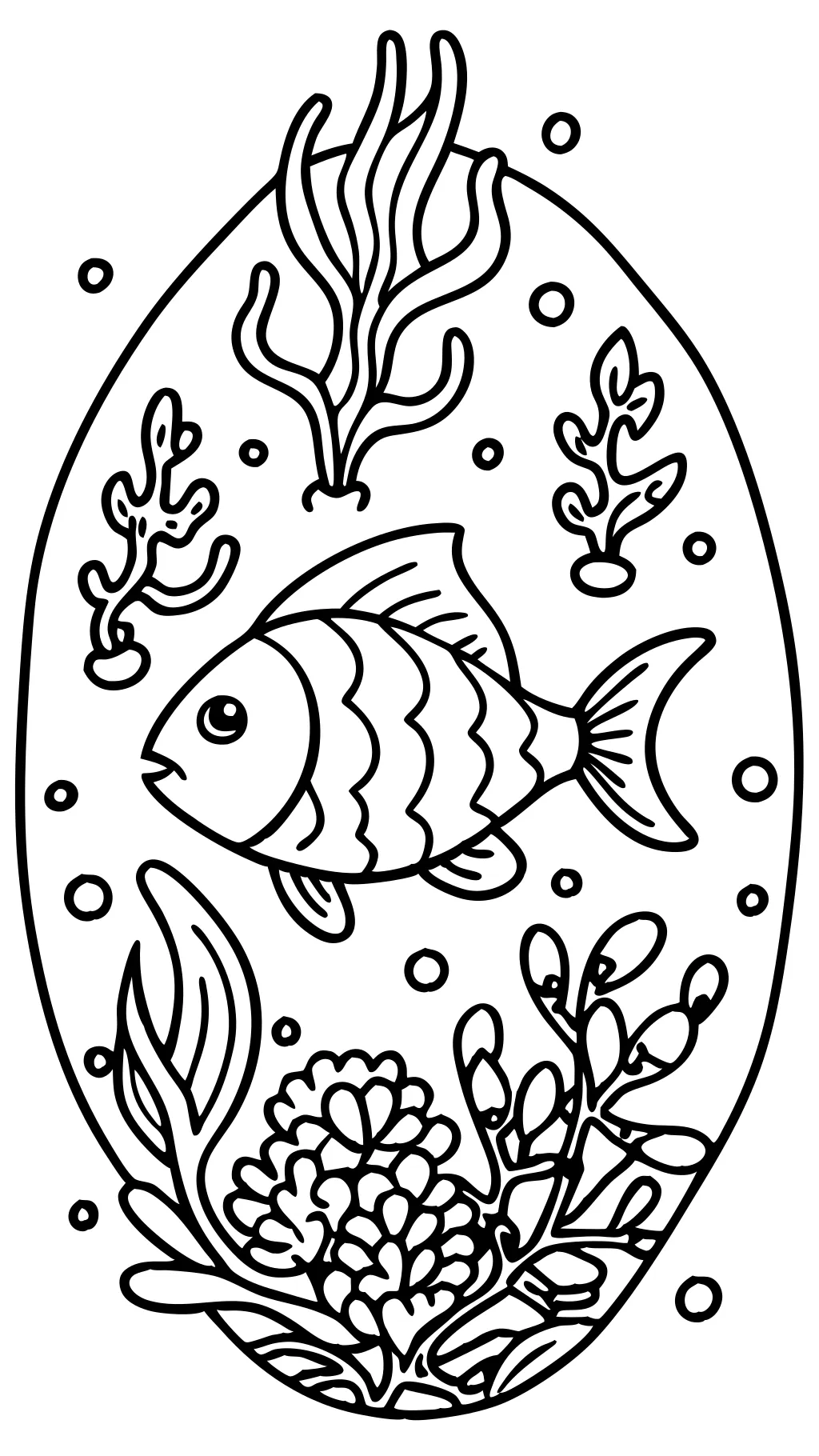 adult fish coloring pages